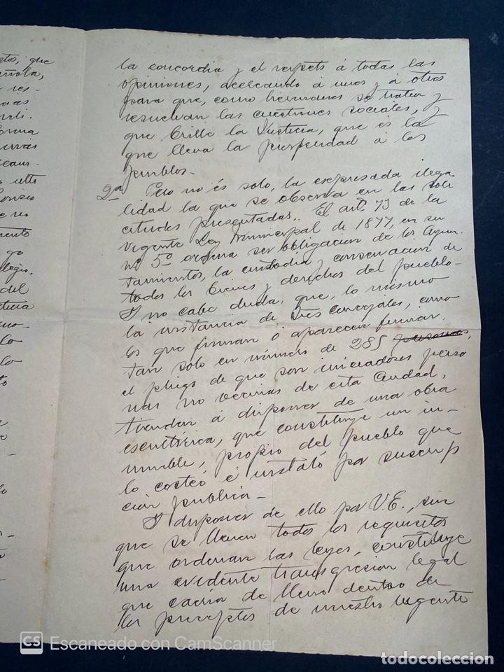 Manuscritos antiguos: PUERTO DE SANTA MARIA, 1951. SALA CAPITULAR. LEER. - Foto 3