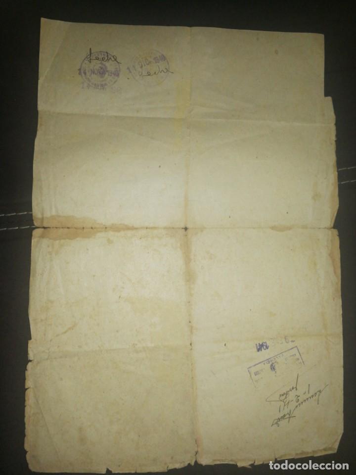 Manuscritos antiguos: VALENCIA, 1940,CERTIFICADO ACTA NACIMIENTO - Foto 4
