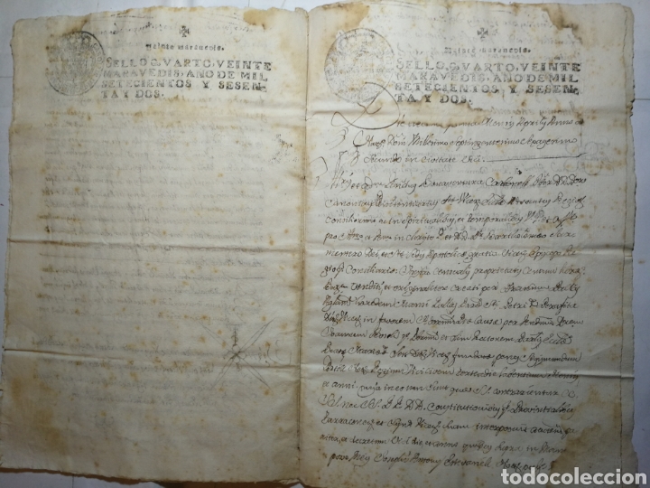 Manuscritos antiguos: documento del 1762 escrito a mano - Foto 4