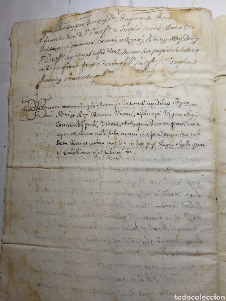 Manuscritos antiguos: documento del 1762 escrito a mano - Foto 5