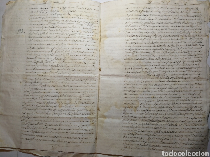 Manuscritos antiguos: documento del 1755 escrito a mano - Foto 3