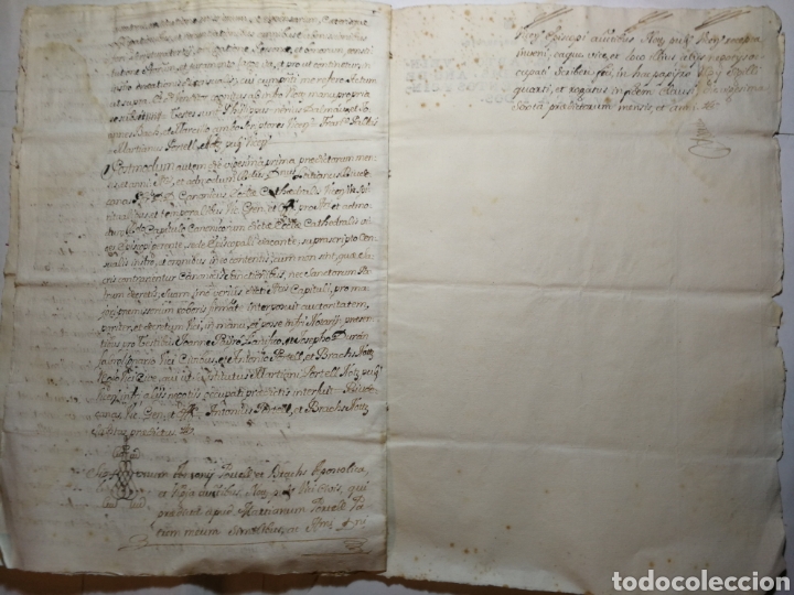Manuscritos antiguos: documento del 1751 escrito a mano. censal - Foto 3