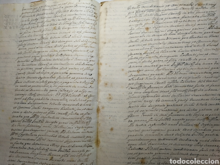 Manuscritos antiguos: documento del 1746 escrito a mano. venta - Foto 3