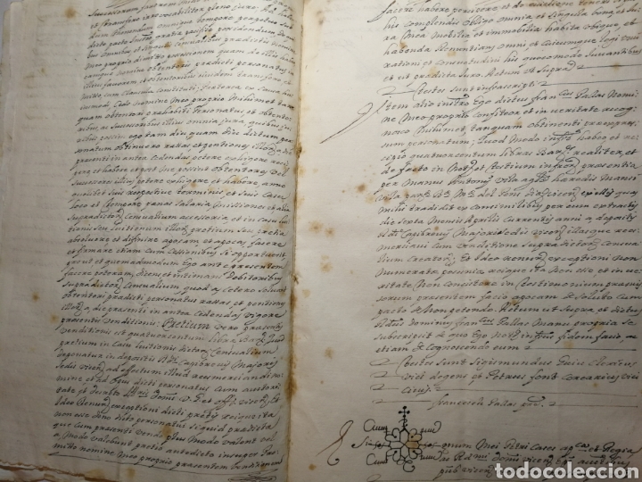 Manuscritos antiguos: documento del 1746 escrito a mano. venta - Foto 4