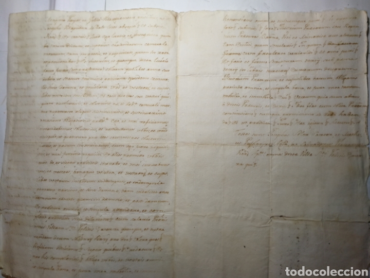 Manuscritos antiguos: documento del 1732 escrito a mano - Foto 2