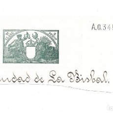 Manuscritos antiguos: PAPEL SELLADO SERIE 1904-1908 CLASE 9ª 3 PESETAS. Lote 219650266