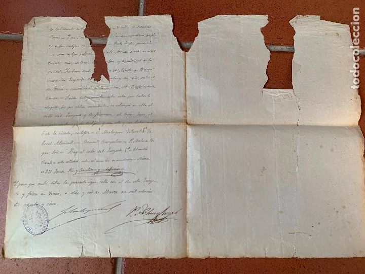 Manuscritos antiguos: Antiguo documento, CERTIFICADO DE DEFUNCION, Barcelona, 1885, PIE-CASELLAS - Foto 2