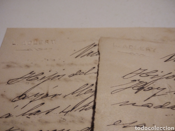 Manuscritos antiguos: Cartas de Leandro Adlert 1910 - Foto 2