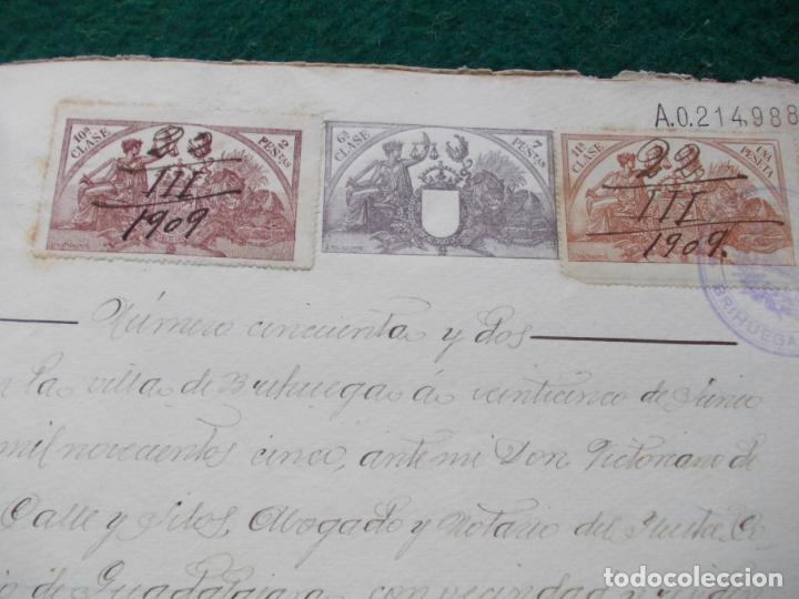 Manuscritos antiguos: MANUSCRITO DE ESCRITURA DE 1909 - Foto 3