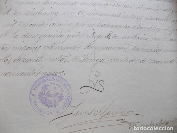 Manuscritos antiguos: MANUSCRITO DE ESCRITURA DE 1909 - Foto 1