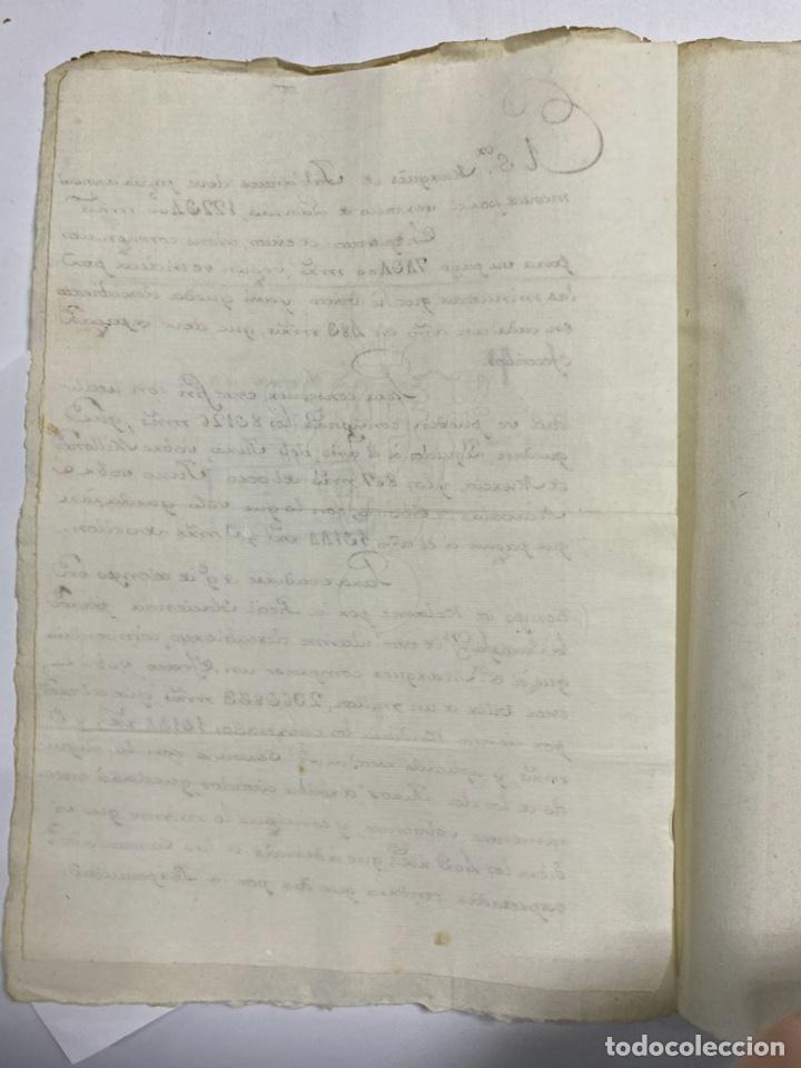 Manuscritos antiguos: MARQUES DE TABLANTES. TRANSACCION DE LANZAS. VER Y LEER - Foto 4