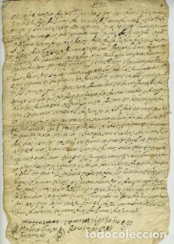 Manuscritos antiguos: DOCUMENTO ANTIGUO DE GALICIA MANUSCRITO Sin fecha reconocida - Foto 1