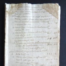 Manuscritos antiguos: AÑO 1778. VILLAMAYOR DE CAMPOS. VALLADOLID. DETALLE DE LOS QUIÑONES EXISTENTES EN LA VILLA Y LUGARES. Lote 225267285