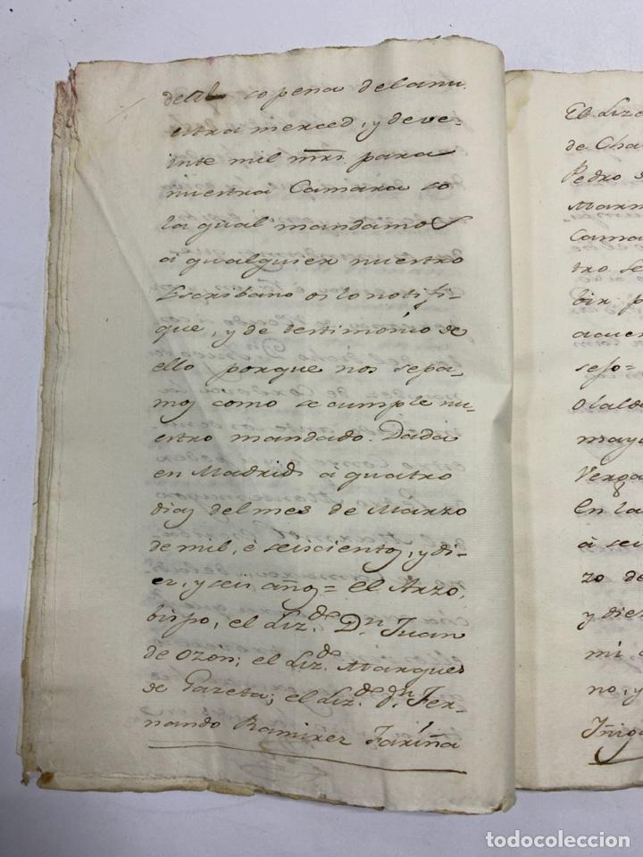 Manuscritos antiguos: MADRID, 1795.TESTIMONIOS DEL ESCRIBANO DEL REY D. FELIPE. PLEITOS. 1 SELLO. 141 PAGINAS. VER/LEER - Foto 9 - 225500005