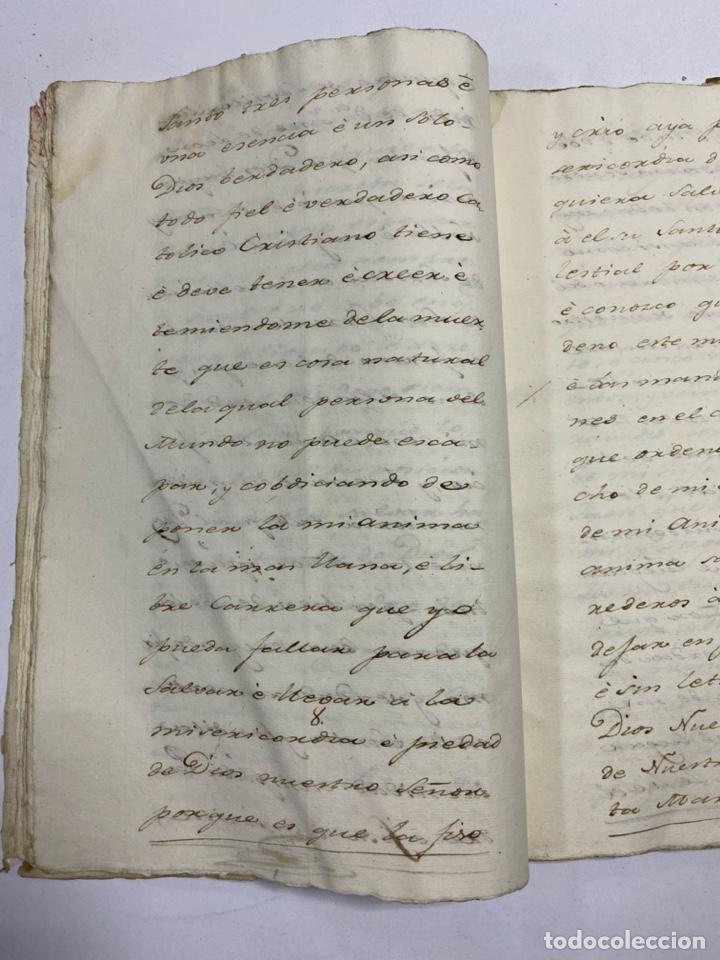 Manuscritos antiguos: MADRID, 1795.TESTIMONIOS DEL ESCRIBANO DEL REY D. FELIPE. PLEITOS. 1 SELLO. 141 PAGINAS. VER/LEER - Foto 37 - 225500005