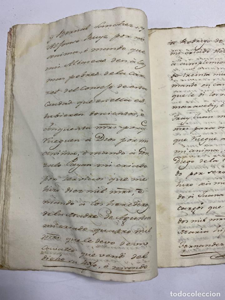 Manuscritos antiguos: MADRID, 1795.TESTIMONIOS DEL ESCRIBANO DEL REY D. FELIPE. PLEITOS. 1 SELLO. 141 PAGINAS. VER/LEER - Foto 51 - 225500005
