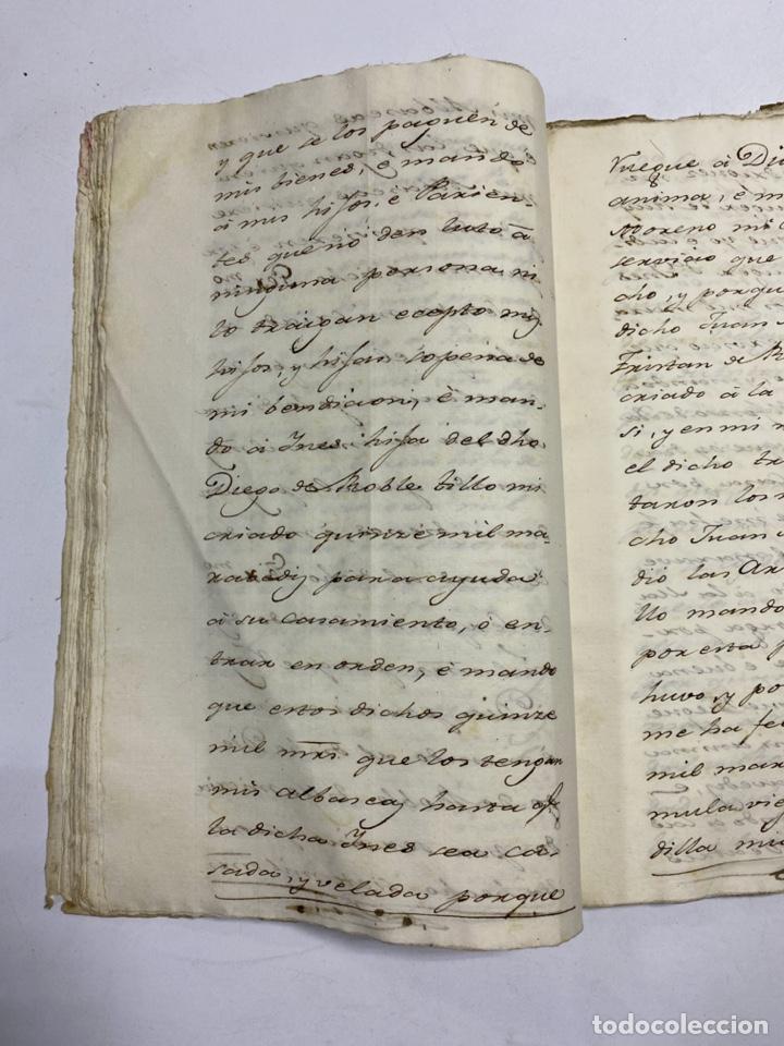 Manuscritos antiguos: MADRID, 1795.TESTIMONIOS DEL ESCRIBANO DEL REY D. FELIPE. PLEITOS. 1 SELLO. 141 PAGINAS. VER/LEER - Foto 55 - 225500005