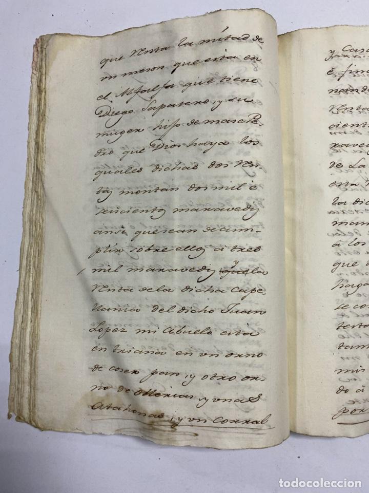 Manuscritos antiguos: MADRID, 1795.TESTIMONIOS DEL ESCRIBANO DEL REY D. FELIPE. PLEITOS. 1 SELLO. 141 PAGINAS. VER/LEER - Foto 87 - 225500005