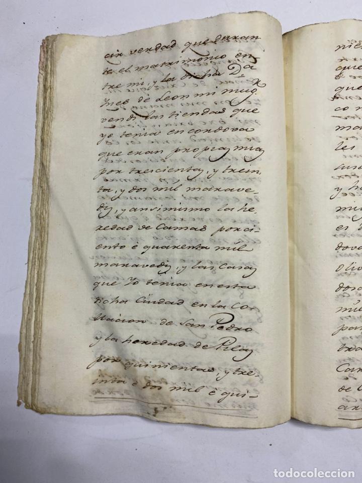 Manuscritos antiguos: MADRID, 1795.TESTIMONIOS DEL ESCRIBANO DEL REY D. FELIPE. PLEITOS. 1 SELLO. 141 PAGINAS. VER/LEER - Foto 93 - 225500005