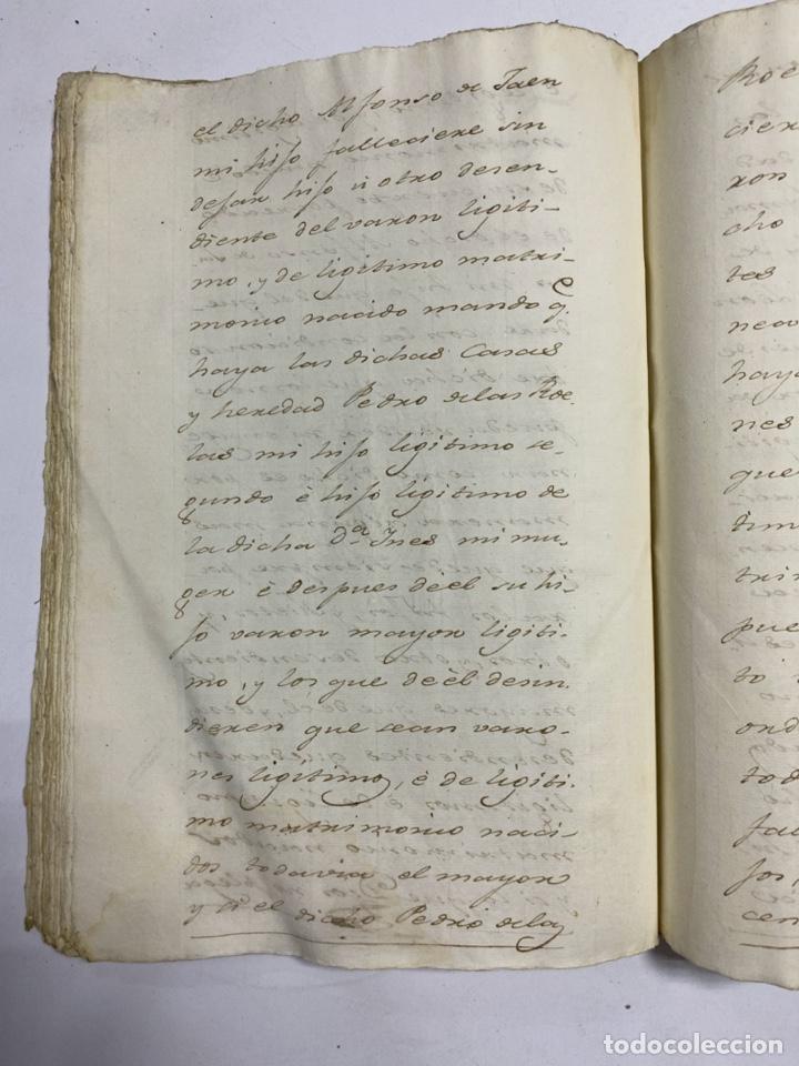 Manuscritos antiguos: MADRID, 1795.TESTIMONIOS DEL ESCRIBANO DEL REY D. FELIPE. PLEITOS. 1 SELLO. 141 PAGINAS. VER/LEER - Foto 106 - 225500005