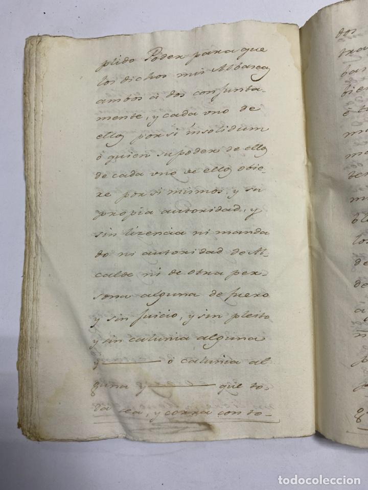 Manuscritos antiguos: MADRID, 1795.TESTIMONIOS DEL ESCRIBANO DEL REY D. FELIPE. PLEITOS. 1 SELLO. 141 PAGINAS. VER/LEER - Foto 120 - 225500005