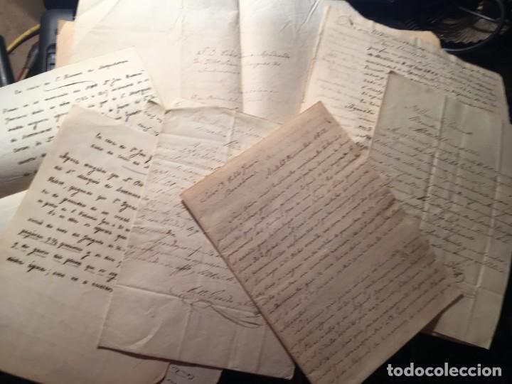 Manuscritos antiguos: ALELLA - DIFERENTES DOCUMENTOS MANUSCRITOS - SOBRE 1860 - 8 DOCUMENTOS - Foto 1