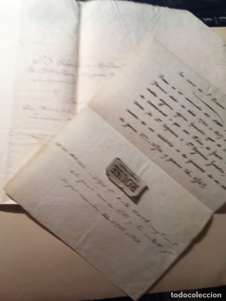 Manuscritos antiguos: ALELLA - DIFERENTES DOCUMENTOS MANUSCRITOS - SOBRE 1860 - 8 DOCUMENTOS - Foto 10