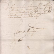 Manuscritos antiguos: MUY INTERESANTE TESTAMENTO DE UN ARMERO DE PLACENCIA, GUIPÚZCOA. 1585. JUAN DE SAGARRAGA. SORALUZE. Lote 229749500