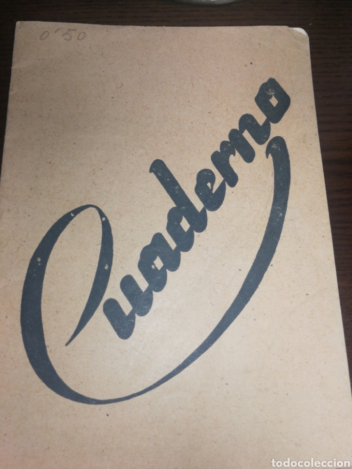 Alte Manuskripte: ANTIGUO CUADERNO MANUSCRITO, PRECIOSA CALIGRAF&Iacute;A.