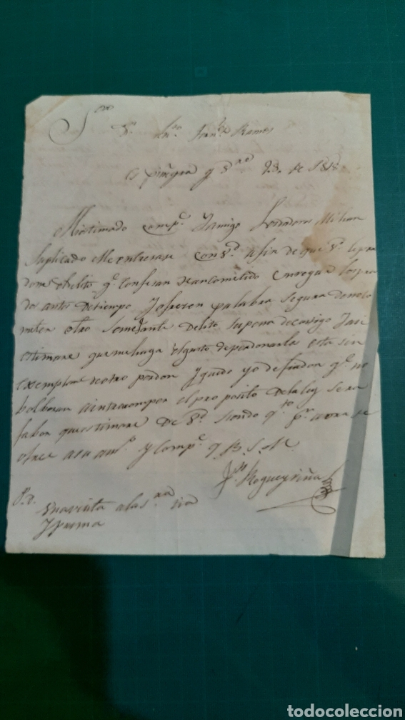 Manuscritos antiguos: 1818 DICUMENTOS MANUSCRITO LUGO - Foto 1