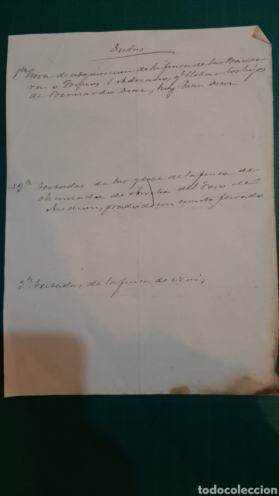 Manuscritos antiguos: DOCUMENTOS ANTIGUOS MANUSCRITOS LUGO VILLARONTE - Foto 5
