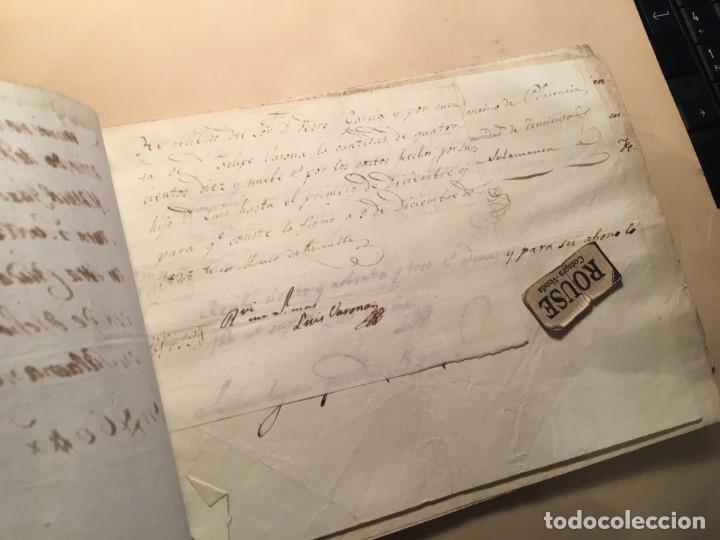 Manuscritos antiguos: SALAMANCA - ANTIGUO DOCUMENTO MANUSCRITO 1828 - Foto 2