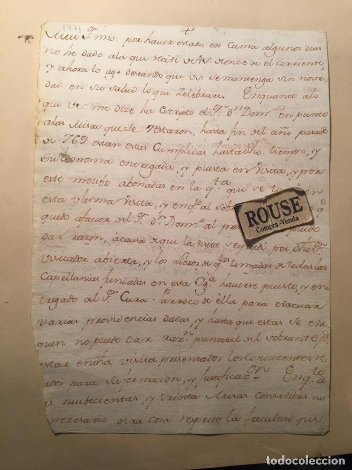 Manuscritos antiguos: TORRELAGUNA / CONDE DE CANCELADA - DOCUMENTO ANTIGUO MANUSCRITO 1771 - Foto 1
