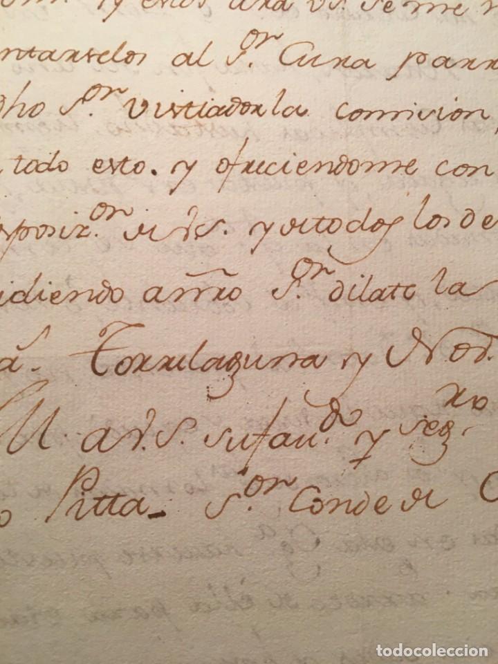 Manuscritos antiguos: TORRELAGUNA / CONDE DE CANCELADA - DOCUMENTO ANTIGUO MANUSCRITO 1771 - Foto 3