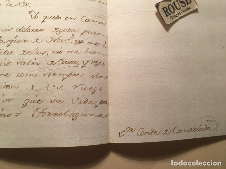 Manuscritos antiguos: TORRELAGUNA / CONDE DE CANCELADA - DOCUMENTO ANTIGUO MANUSCRITO 1772 - Foto 3