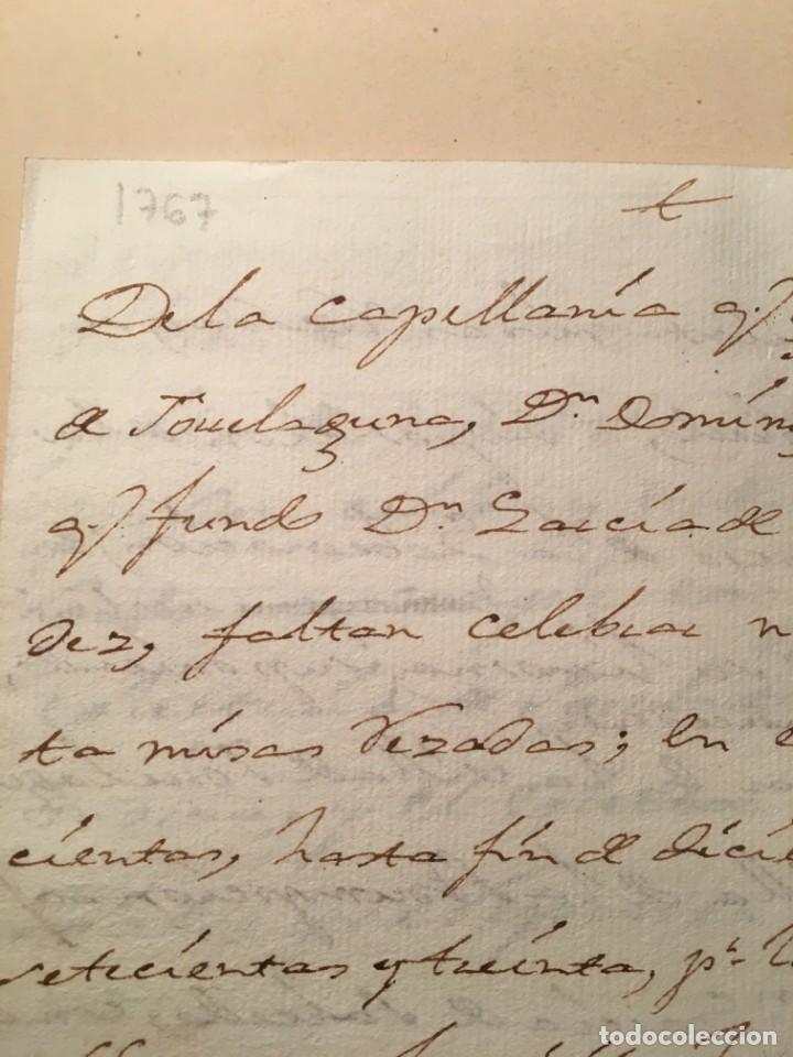 Manuscritos antiguos: TORRELAGUNA / CONDE DE CANCELADA - DOCUMENTO ANTIGUO MANUSCRITO 1767 - Foto 2