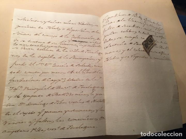 Manuscritos antiguos: TORRELAGUNA / CONDE DE CANCELADA - DOCUMENTO ANTIGUO MANUSCRITO 1767 - Foto 3