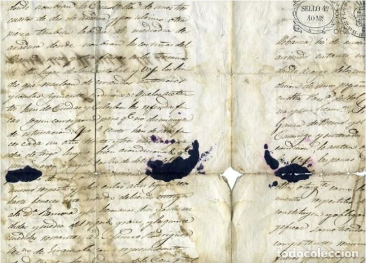 Manuscritos antiguos: Galicia . VILLA DE CASTROPOL. A&Ntilde;O 1841. - Foto 2