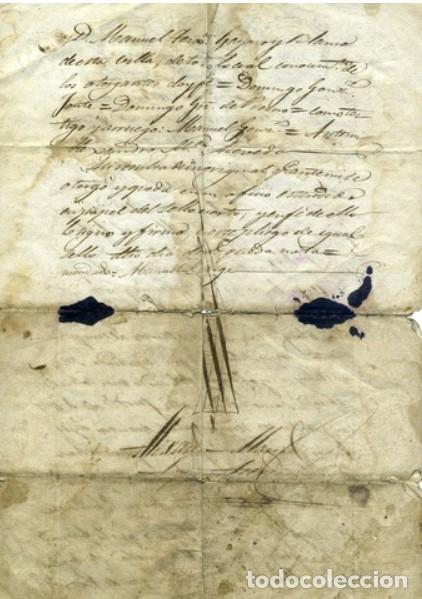 Manuscritos antiguos: Galicia . VILLA DE CASTROPOL. A&Ntilde;O 1841. - Foto 3