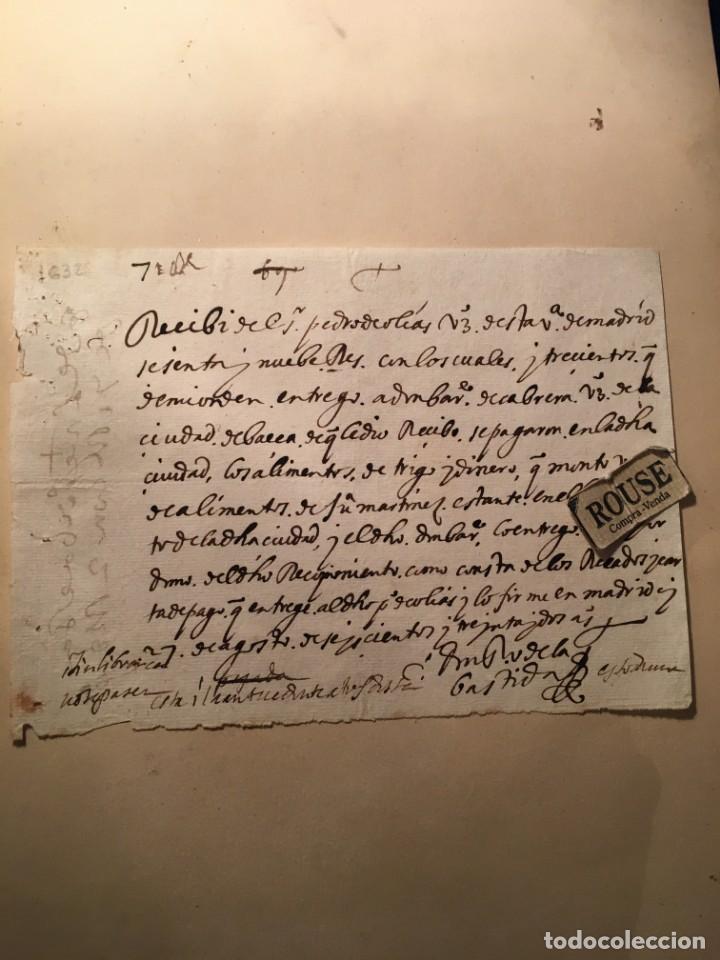 Manuscritos antiguos: ANTIGUO DOCUMENTO MANUSCRITO 1632 - 1 HOJA . 21X15 CM. - Foto 1