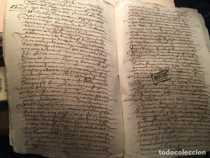 Manuscritos antiguos: ANTIGUO DOCUMENTO MANUSCRITO , 1668- 12 PAG. 32X22 CM. - Foto 4