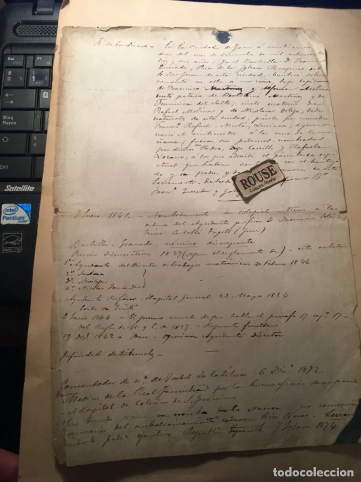 Manuscritos antiguos: JACA - ANTIGUO DOCUMENTO MANUSCRITO 1894 - 32X22CM. - Foto 1