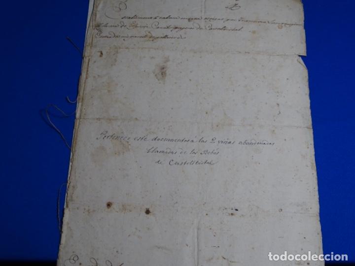Manuscritos antiguos: MANUSCRITO DEL A&Ntilde;O 1824.MARTORELL, CASTELBISBAL. - Foto 1