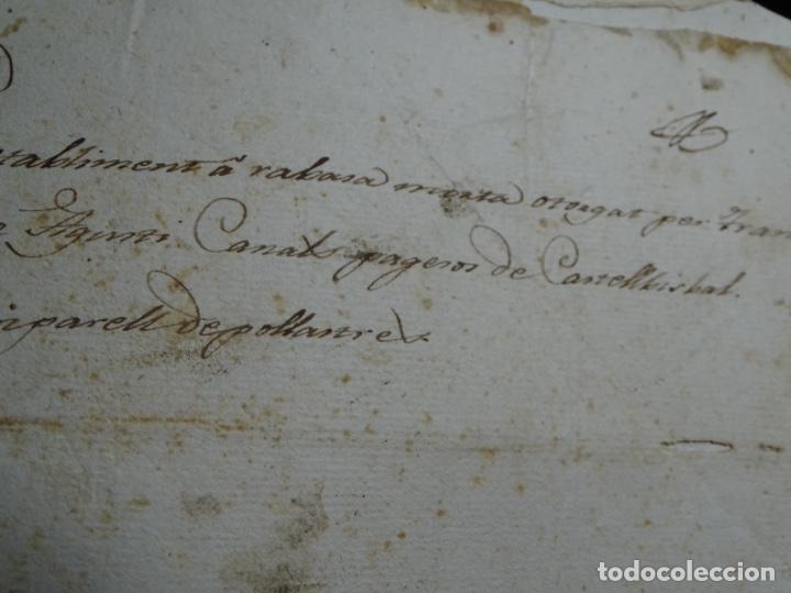 Manuscritos antiguos: MANUSCRITO DEL A&Ntilde;O 1824.MARTORELL, CASTELBISBAL. - Foto 3