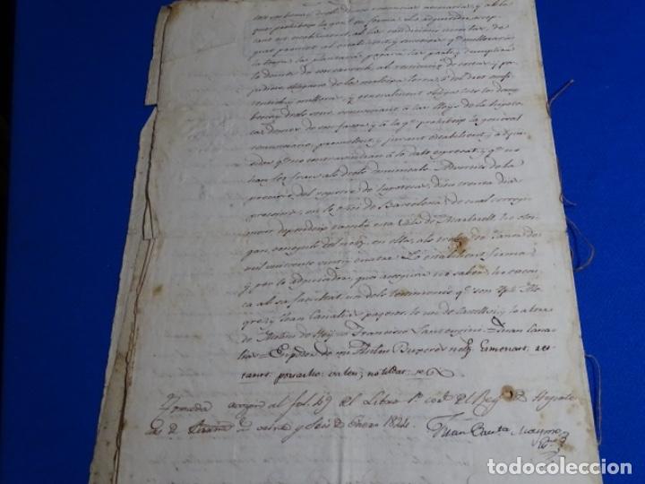 Manuscritos antiguos: MANUSCRITO DEL A&Ntilde;O 1824.MARTORELL, CASTELBISBAL. - Foto 8