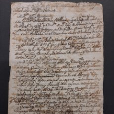 Manuscritos antiguos: MANUSCRITO SOBRE LA NOBLEZA Y PAPEL MARCADO. Lote 238290510