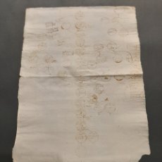 Manuscritos antiguos: MANUSCRITO HERALDICO CON VARIOS NOMBRE A IDENTIFICAR ARISTOCRACIA Y PERSONAJES DE LA HISTORIA. Lote 238294045