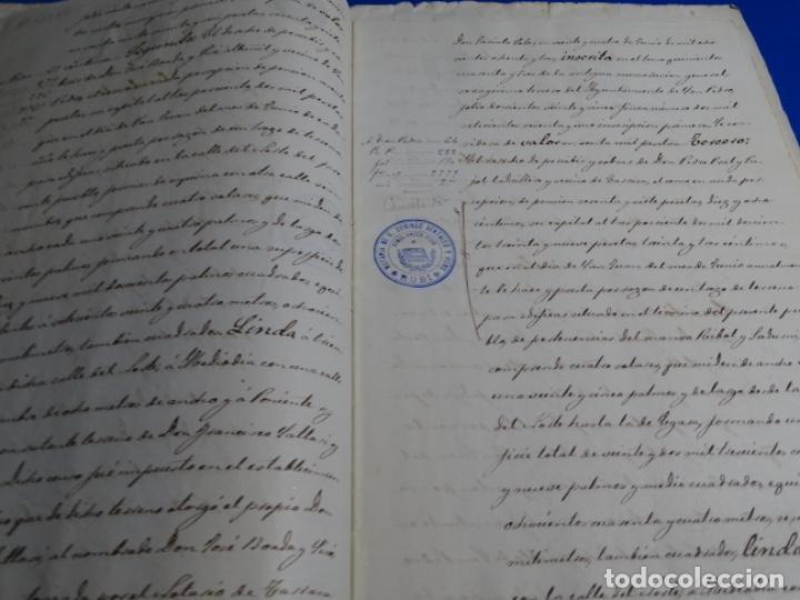 Manuscritos antiguos: MANUSCRITO DE ESCRITURA DEL A&Ntilde;O 1890.RUB&Iacute;. - Foto 6