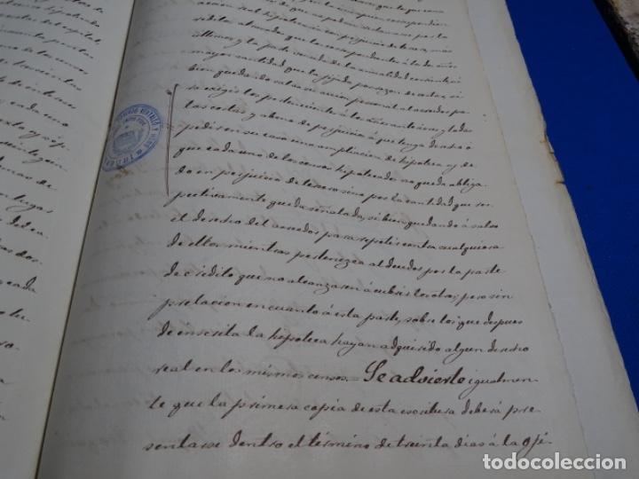 Manuscritos antiguos: MANUSCRITO DE ESCRITURA DEL A&Ntilde;O 1890.RUB&Iacute;. - Foto 12