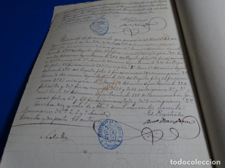 Manuscritos antiguos: MANUSCRITO DE ESCRITURA DEL A&Ntilde;O 1890.RUB&Iacute;. - Foto 14